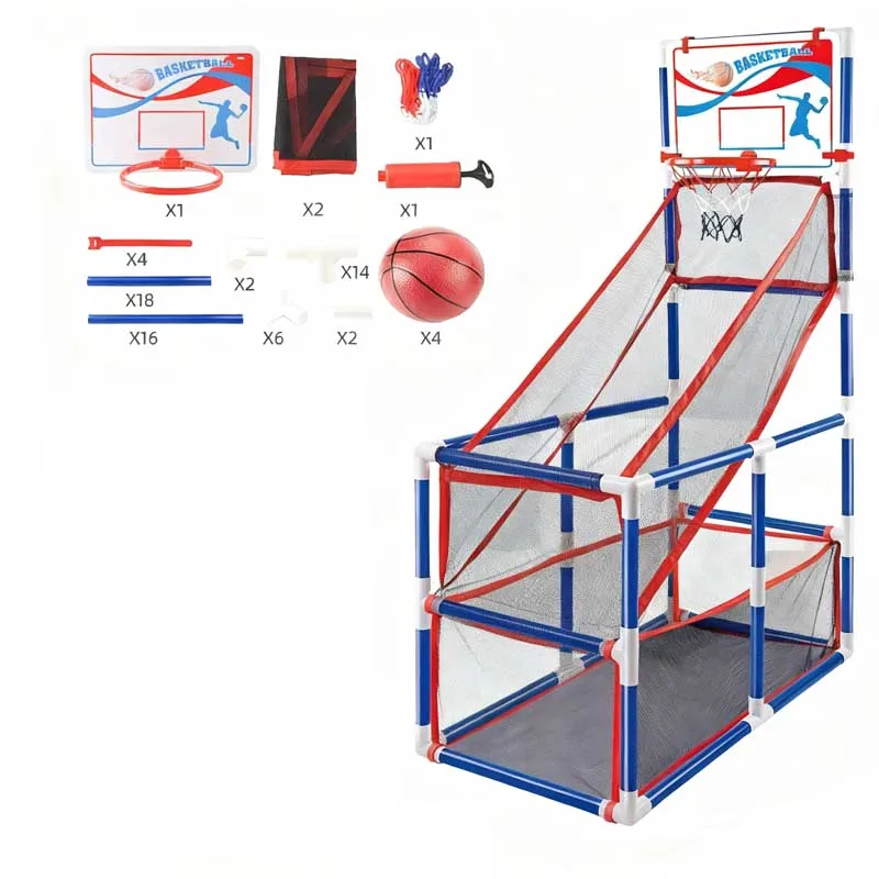 Portable Mini Basketball Arcade Game Kit for Kids – Home & Playground Use Portable and Easy to Install