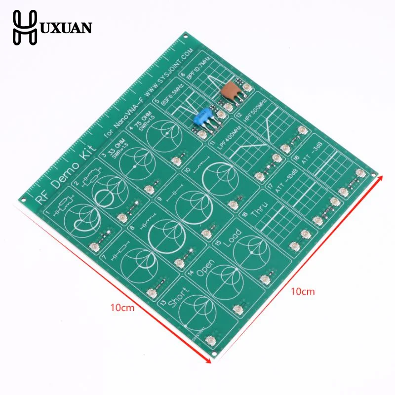 RF テストボード、18 機能モジュール RF デモキット NanoVNA テストフィルタ ベクトル ネットワーク アナライザ ボード アッテネータ