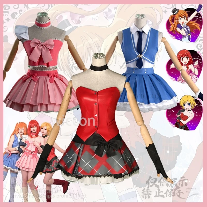 Cosplay cosplay mars takamine mion harune aira amamiya rizumu all star bonito seleção de ritmo lolita uniforme vestido kawaii cos
