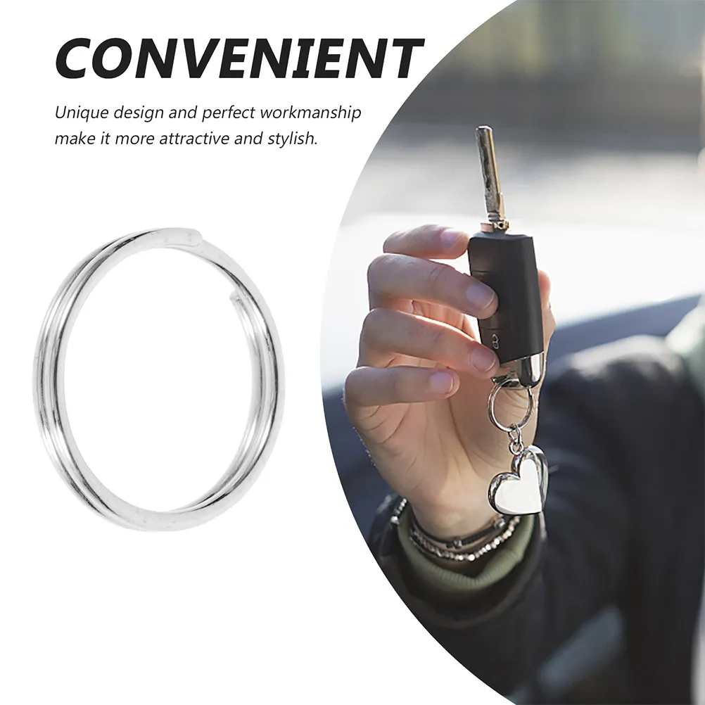 400pcs Premium Metal Split Key Rings for DIY Keychains, Jewelry Making, Graduation Gifts & Key Organizers