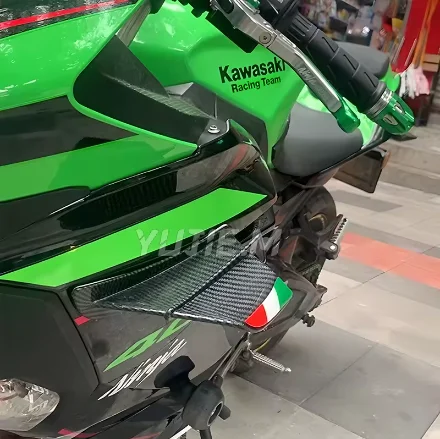 Motorcycle Small Fixed Wing Side Spoiler Aerodynamic Spoiler Suitable for Z900 2020-2024 New Aerodynamic Model