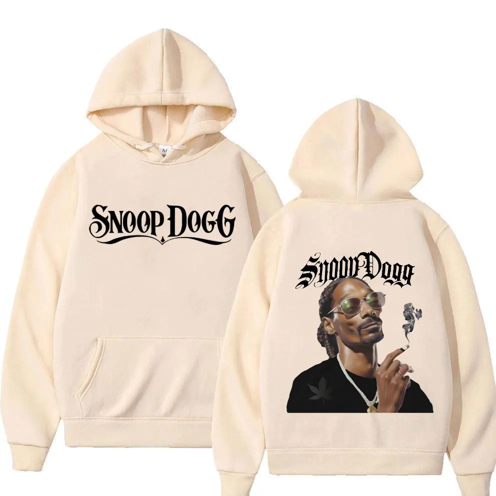 Vintage Snoop Dogg Graphic Hoodie Men Casual Hip Hop Style Hoodies Male Fashion Y2K Long Sleeve Pullovers Sweatshirt Streetwear