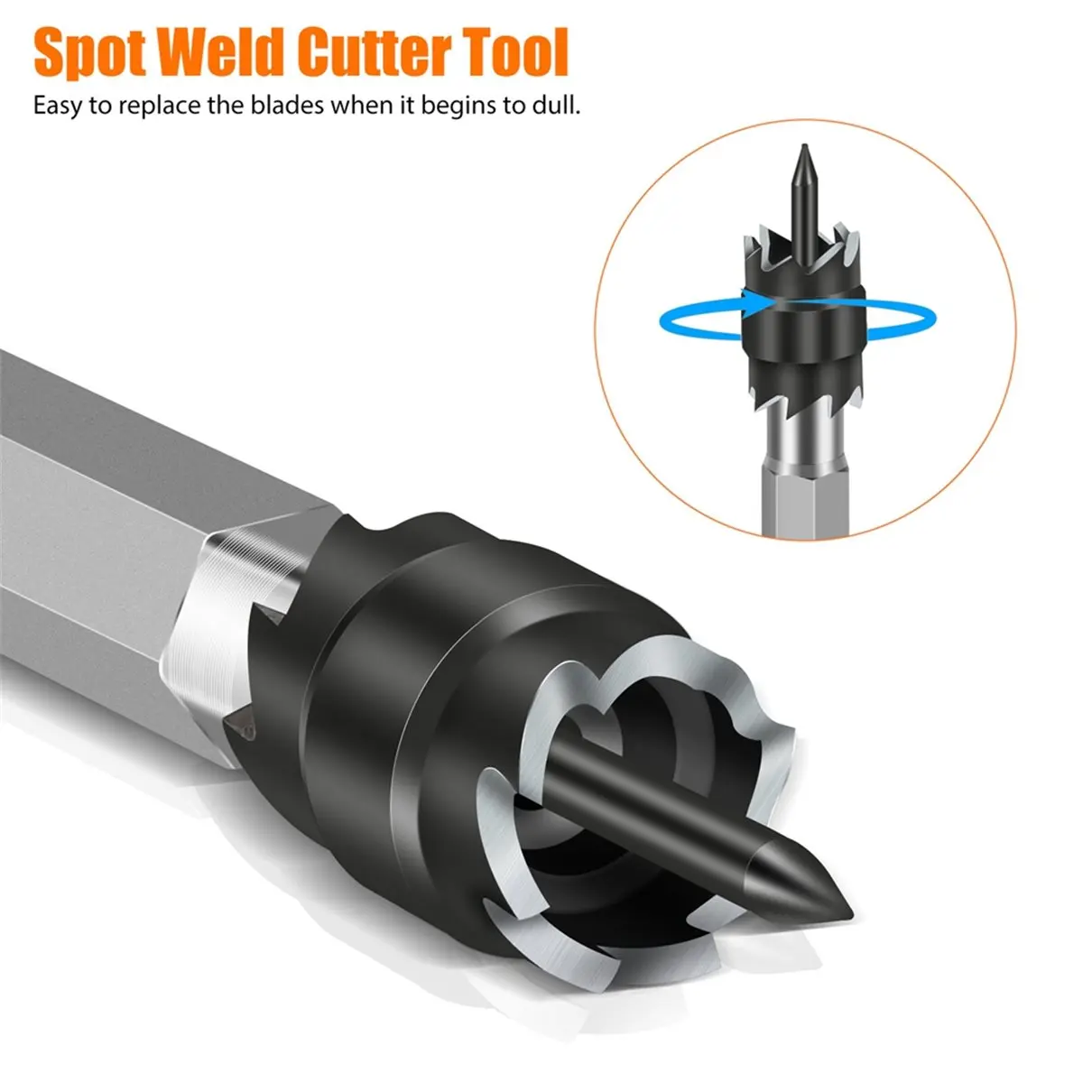 14 Pack Spot Weld Cutter Sets Double Sided, 3/8
