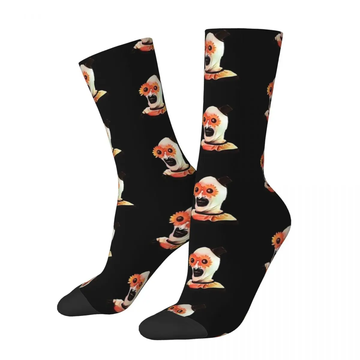 Art The Clown The Creepy With Flower Glasses Stockings Women Men Terrifier Film Socks Socks Winter Skateboard Anti Skid Socks