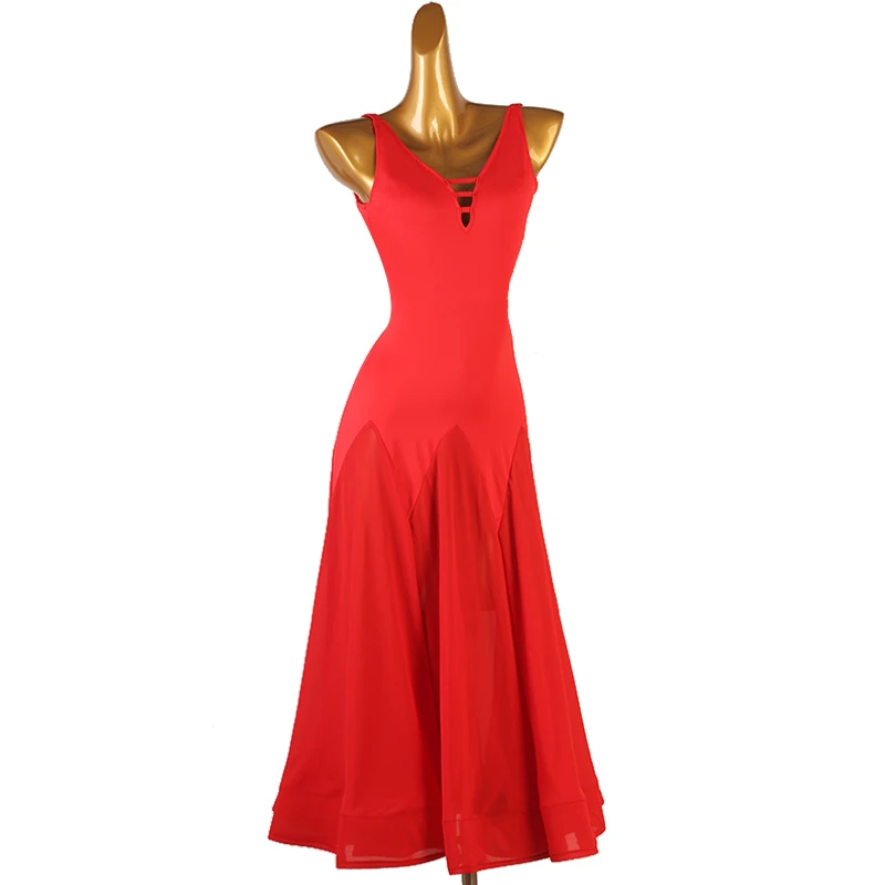 Ballroom Dance Dress 2026 Clothes For Girls Female Suit Stage Outfit Women Jazz Modern Stand Costume Prom Waltz Adult Dancewear