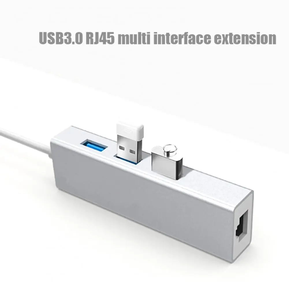 Computer Hub zuverlässige Multi port breite Kompatibilität USB 3,0 Typ C zu RJ45 Ethernet LAN Adapter
