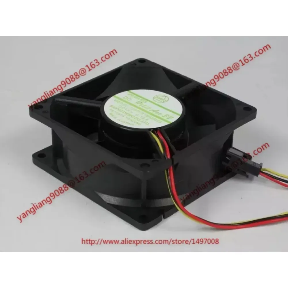 

Sanyo Denki 109P0815H2M03 DC 15V 0.13A 3-Wire 80x80x32mm Cooling Fan