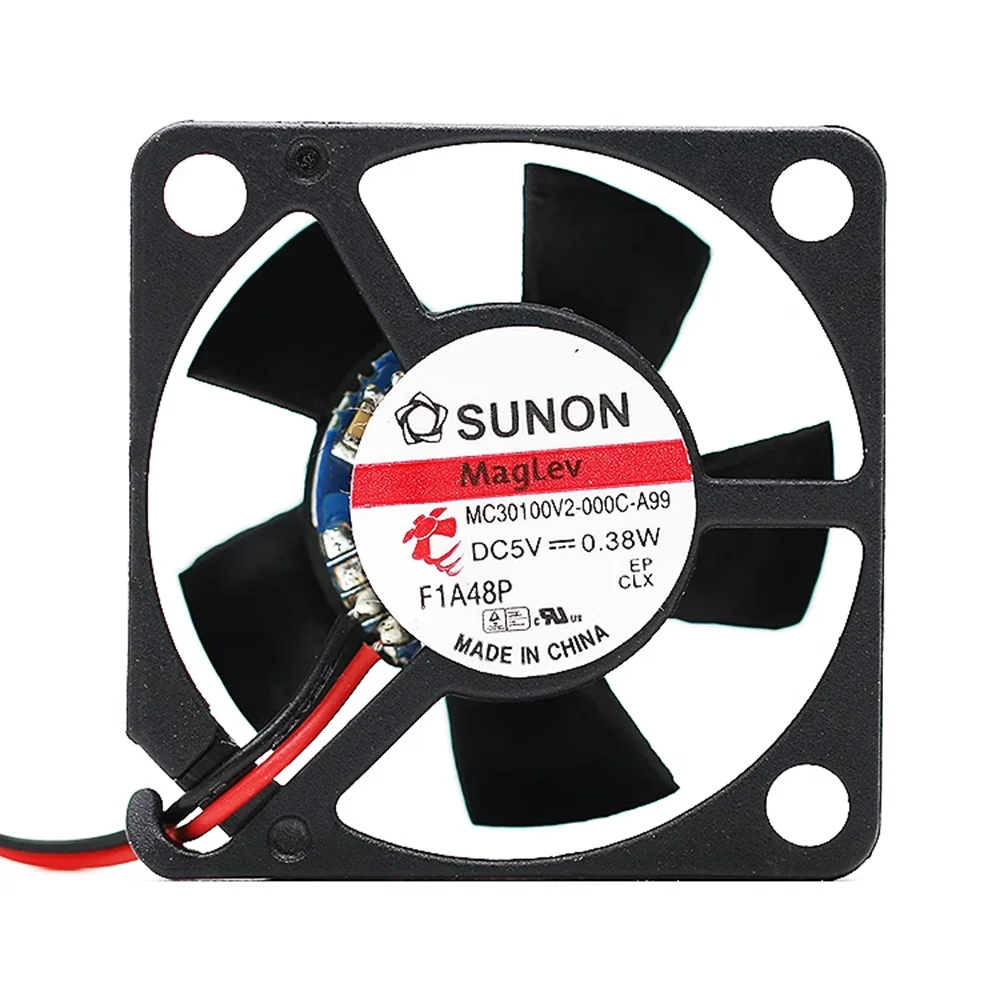 For Sunon MC30100V2-000C-A99 3010 5V 0.38W Quiet Cooling Fan 4.6CFM 8000RPM 30*30*10mm 3cm fan