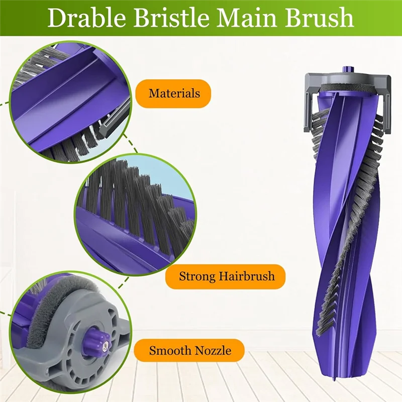 

ABMI-Accessories For Narwal Freo Z Ultra Robot Vacuum Replacement Parts Main Side Brush Hepa Filter Mop Cloth Dust Bags,