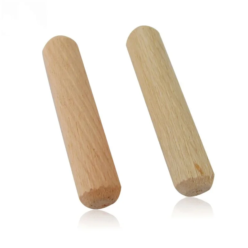 M6 M8 M10 M12 cajón de gabinete redondo estriado artesanía madera pasadores varillas muebles montaje