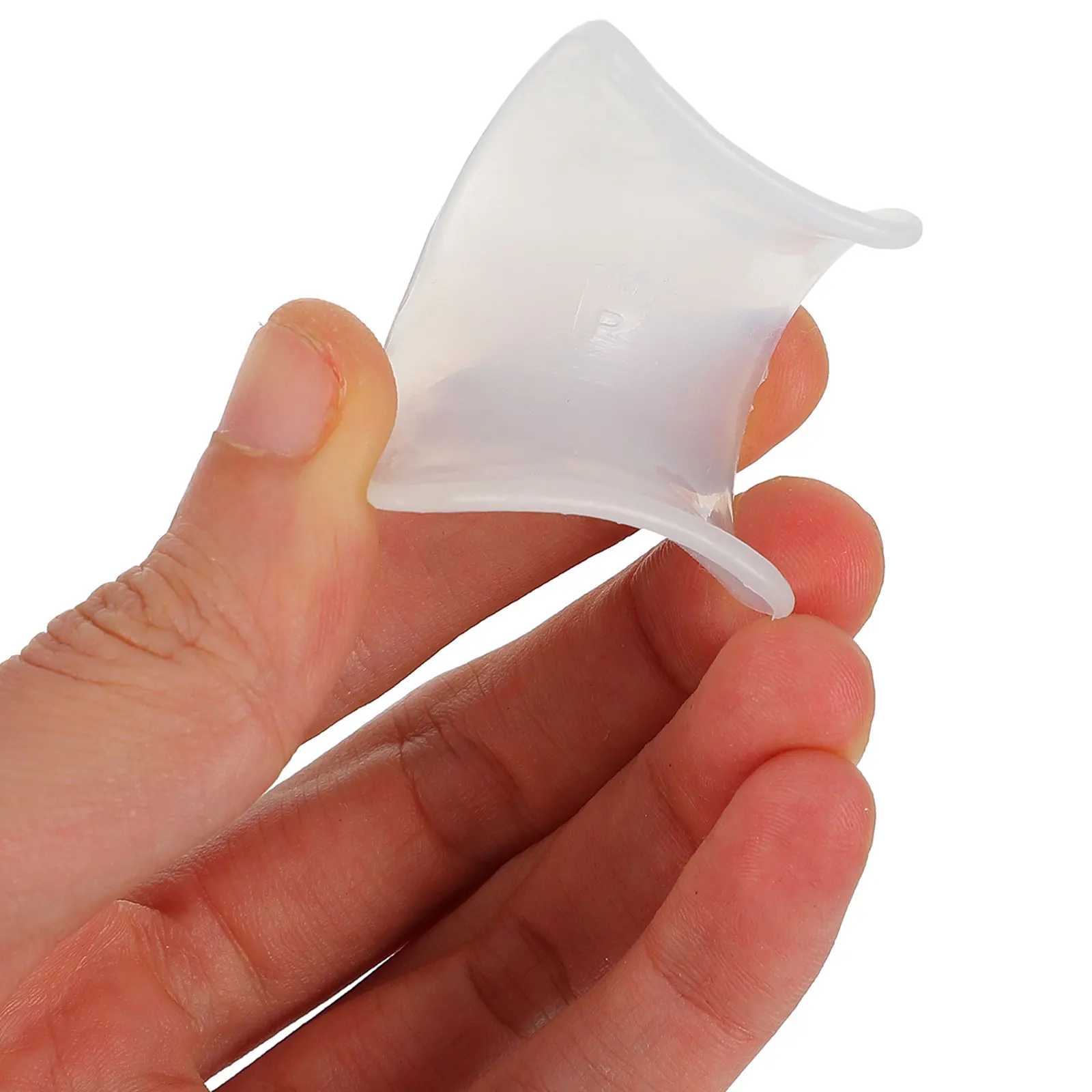 

2Pcs Hand Corrector Silica Gel Tiger Mouth Posture Rectifiers for Beginners White Large Size Smooth Surface Durable