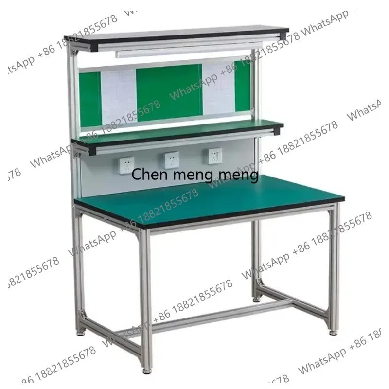 A55 Mobile Phone Repair Assembly Line Laboratory Workbench Anti-Static ESD Adjustable Height Work Table With Drawers