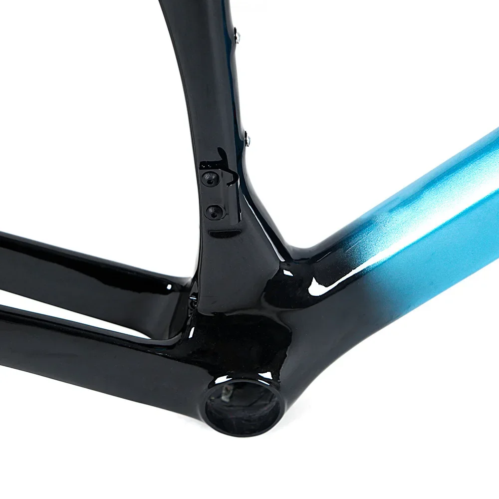 Road frame gravel carbon fiber frame gradual change color paint off-road bicycle frame