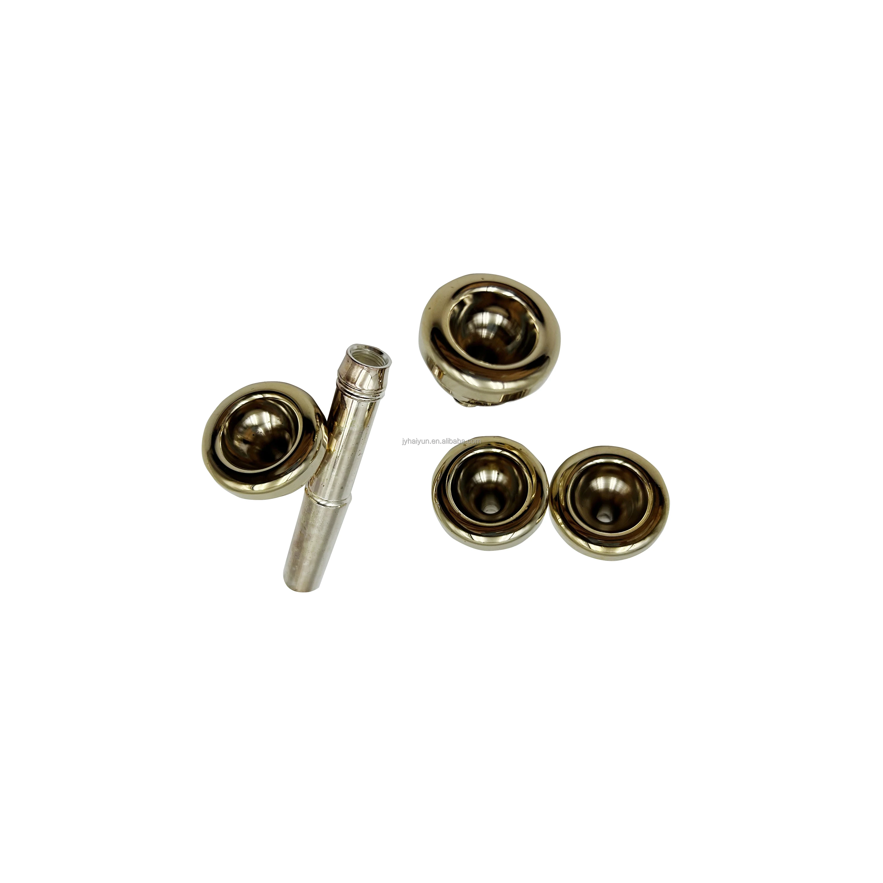 

SEASOUND High Quality Brass And Copper Trumpet Mouthpiece Set Silver Plated Cornet MPTR401S2 Musical Instrument Accessories