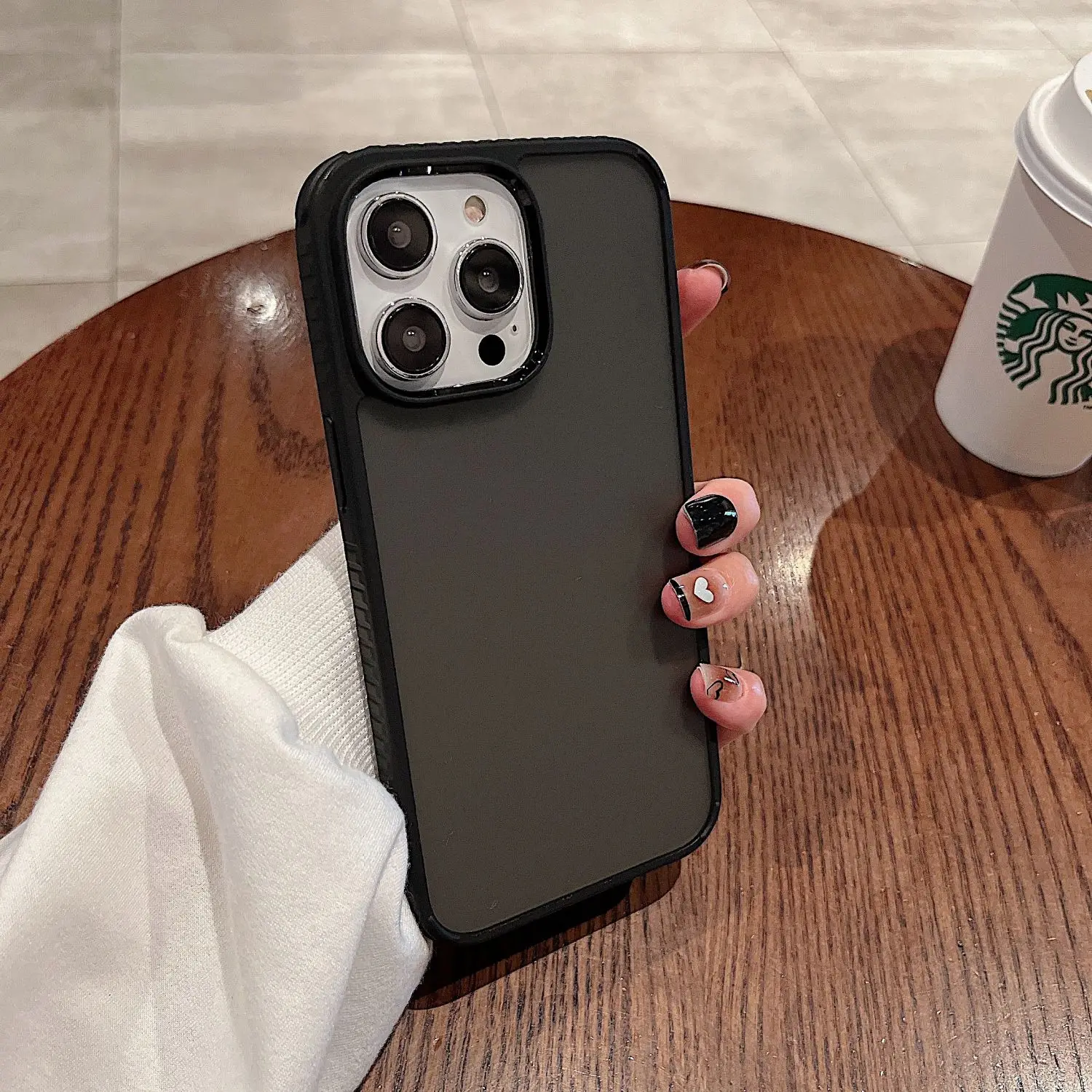 جراب هاتف شفاف شفاف ، ضد للصدمات ، نحيف ، غطاء جلد حريري ، نحيف للغاية ، غير لامع ، صلب ، كمبيوتر شخصي ، iPhone 15 ، 14 Plus ، 13 ، 12 ، 11 Pro Max