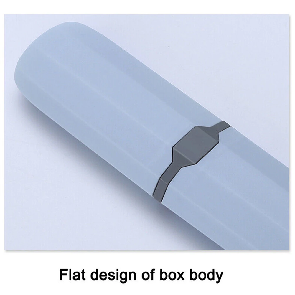 Holder Toothbrush Box Organizer Pencil Portable Storage Toothpaste Travel Accessories Container Cutlery Dustproof