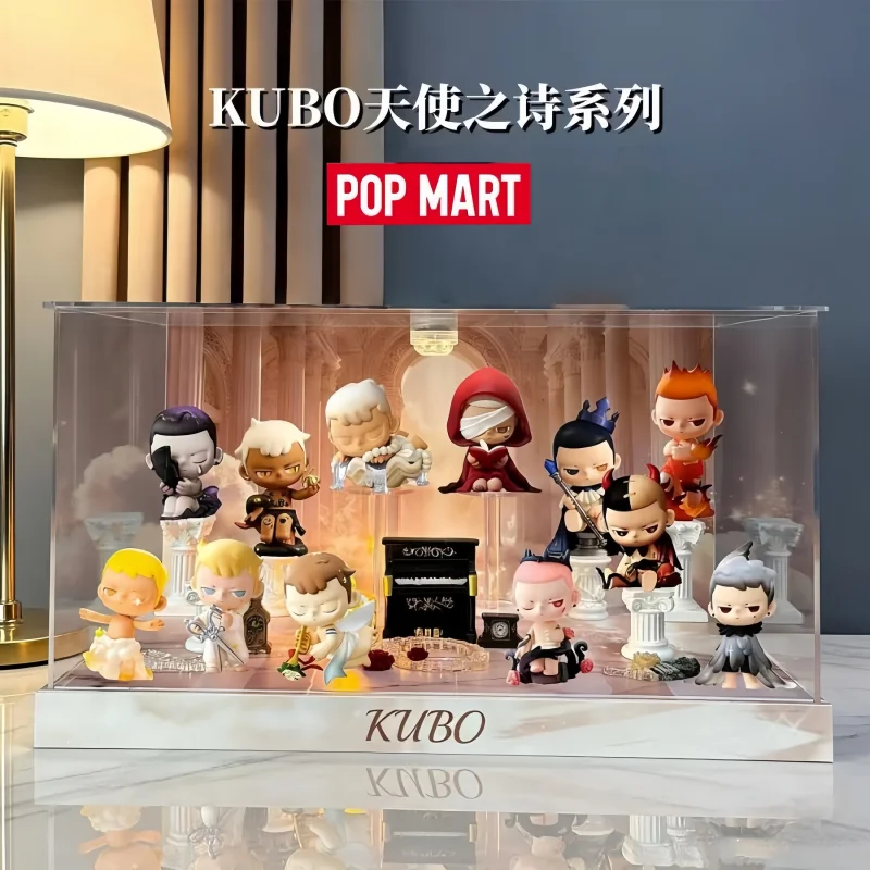 POPMART – boîte aveugle authentique, série poème d'ange Kubo, Figurines de dessin animé à collectionner, modèle d'ornement de bureau, jouet cadeau, nouvel arrivage