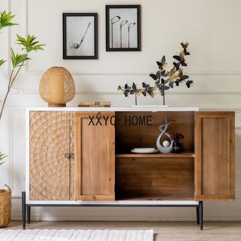 Dining Room Curio Cabinet Entrance Cabinet Living Room Display Locker Style Sideboard Cabinet