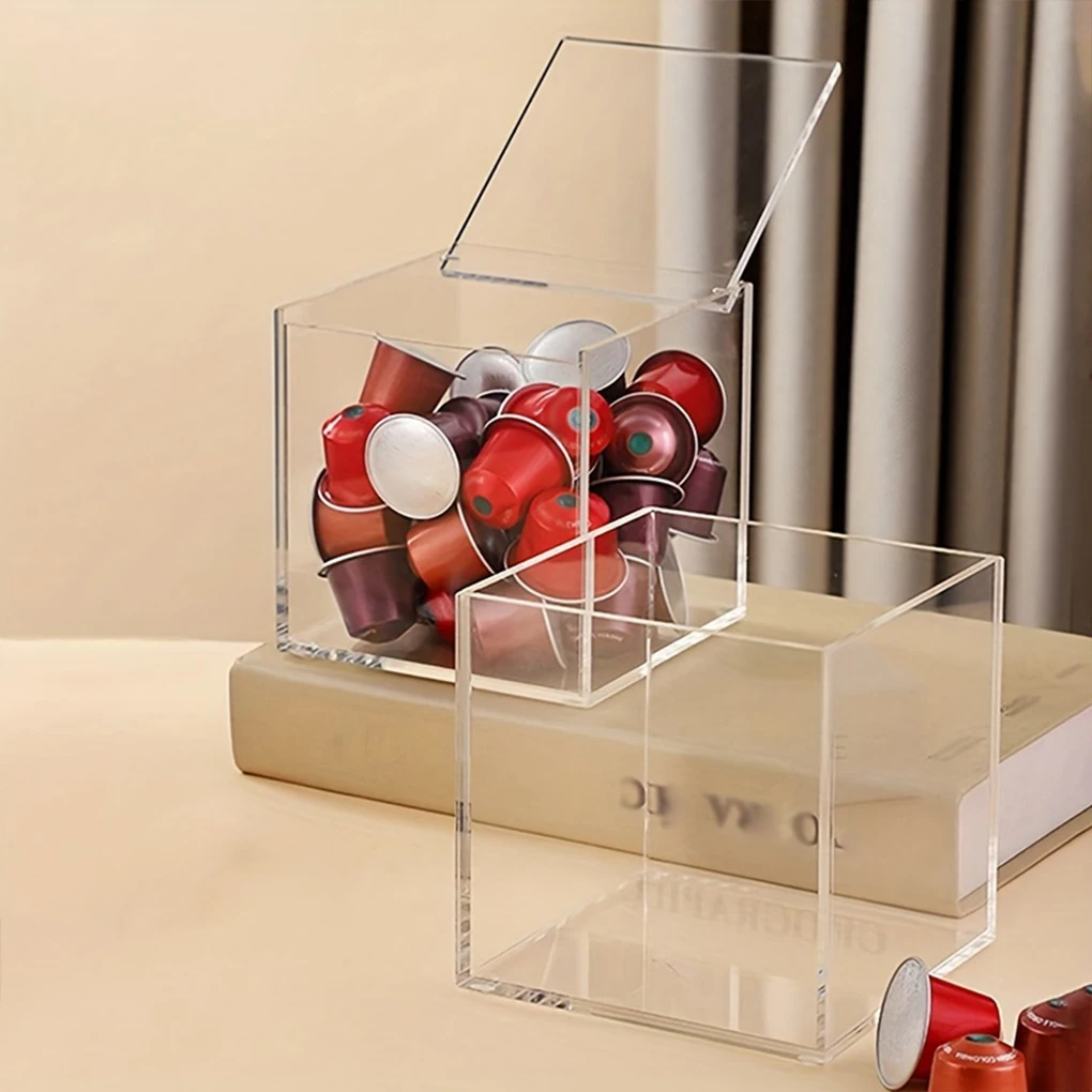 2025 New Storage Box Coffee Capsule Holder Syrup Organizer Espresso Pod Creamer Container Instant Packets Tea Bag view 5