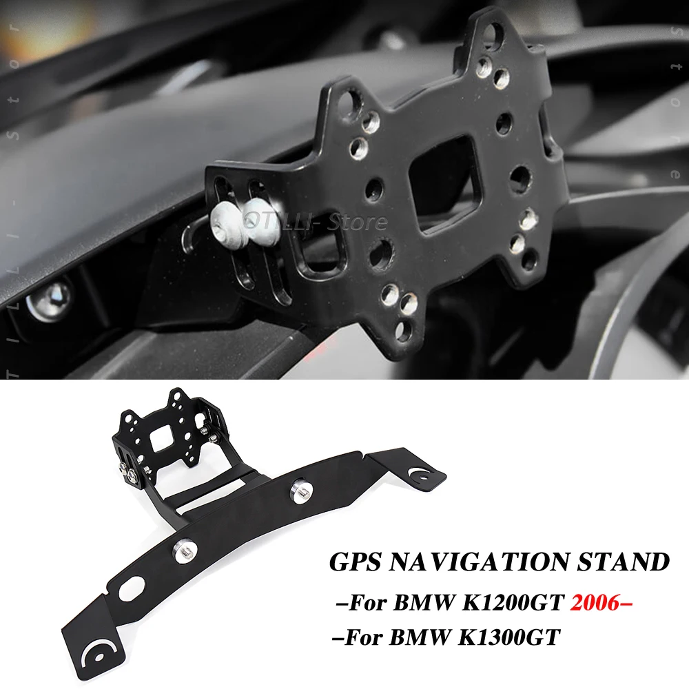 For BMW K1200GT K1300GT K 1200 1300 GT Motorcycle Adjustable angle Stand Holder Phone Mobile Phone GPS Navigation Plate Bracket