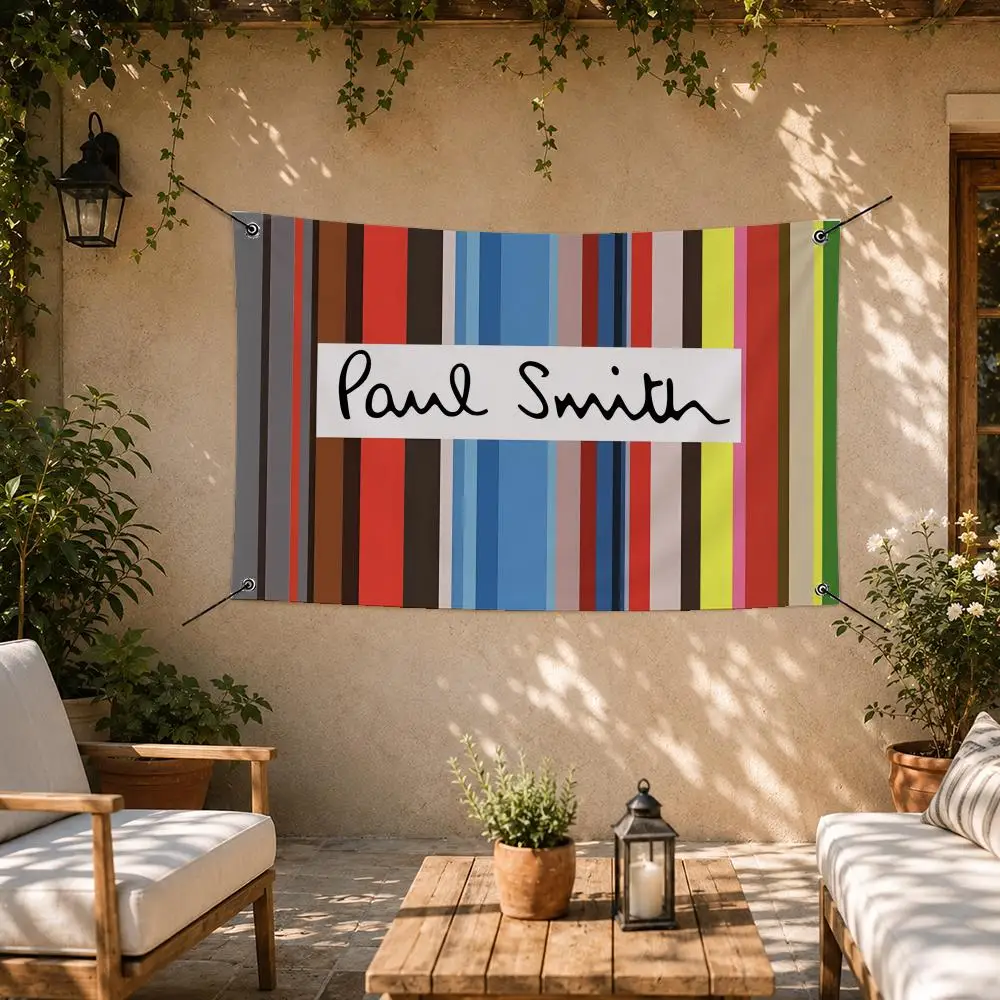 Cool Brand Paul Smith Flags Room Bedroom Home Outdoor Wall Hanging Concert Printed Background Decoration Art Banne
