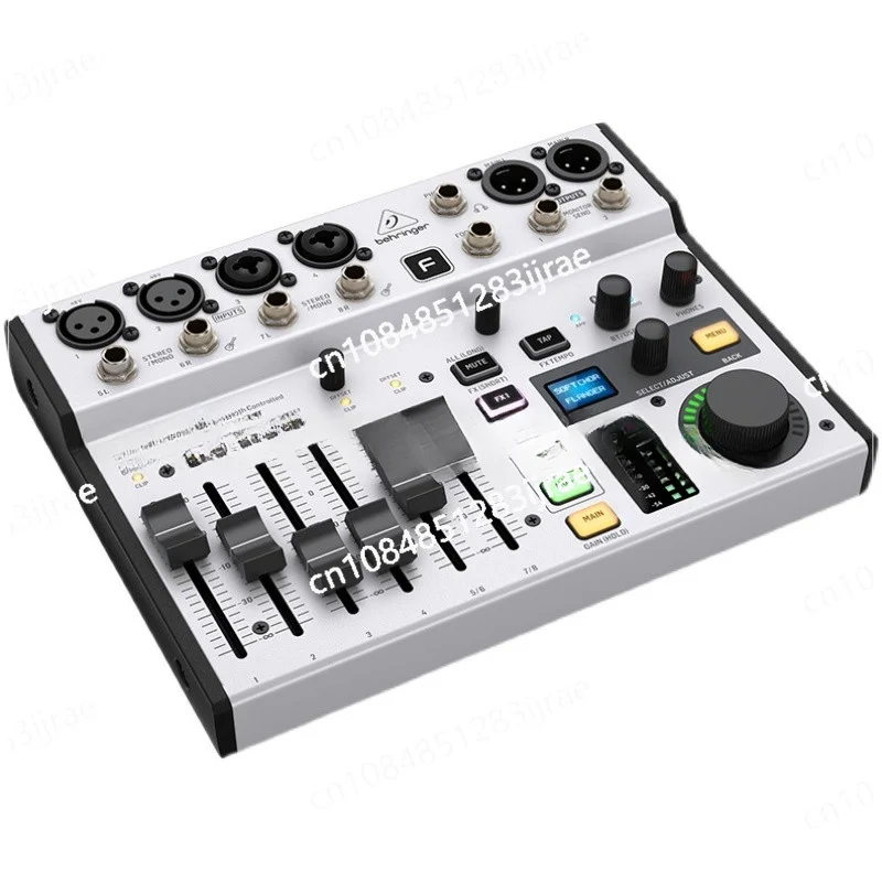 8-input Digital Mixer, Built-in Bluetooth Audio and Application Control, 10 X 2-channel USB Computer Audio Interface