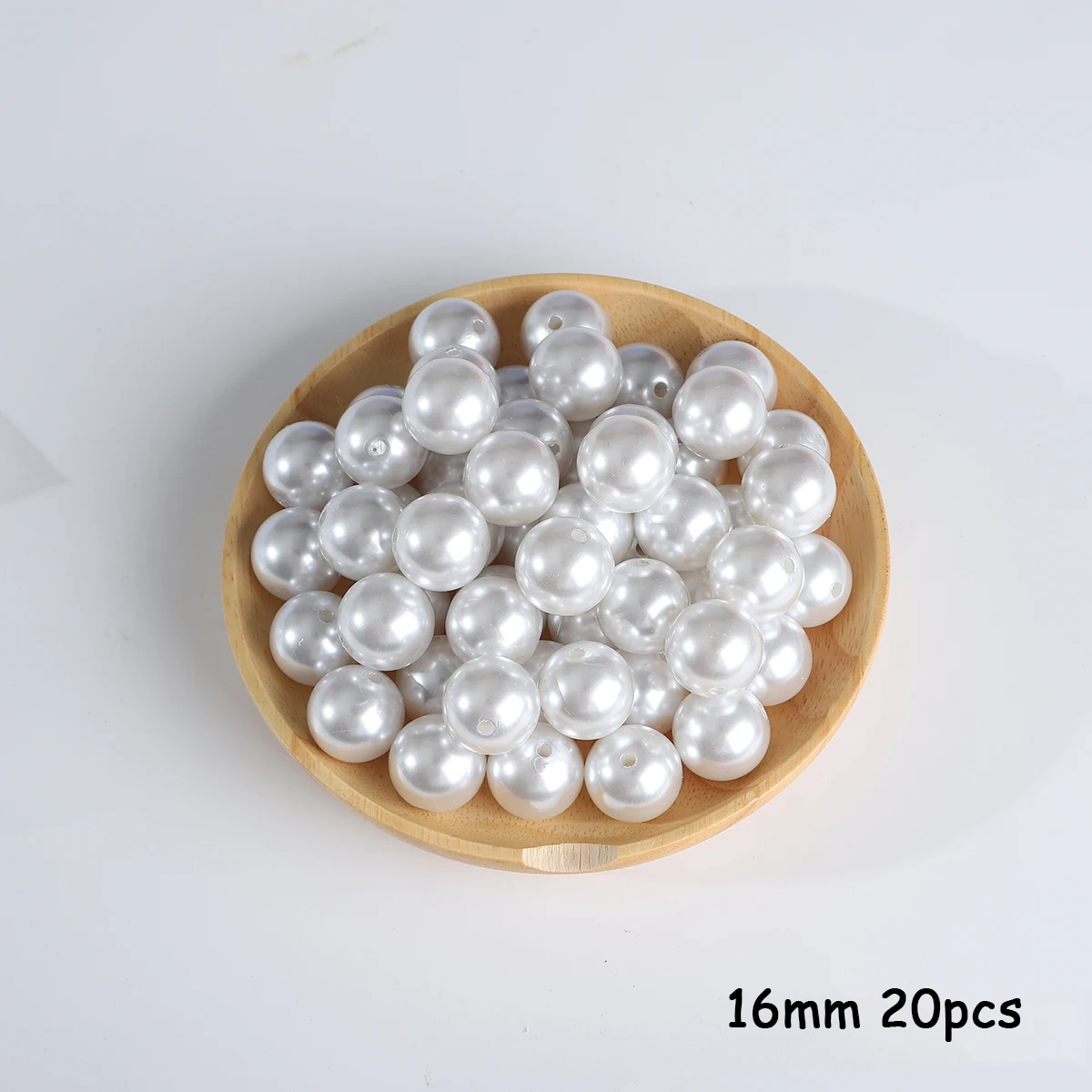 3-20mm 10-1000 stuks recht gat ABS imitatie parel beige witte armband met ronde kralen voor DIY ambachtelijke sieraden maken producten