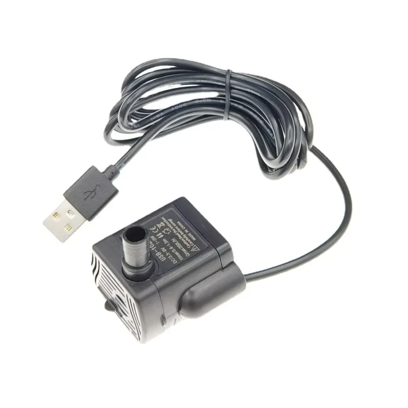 ปั๊มน้ำ USB-1020แรงดันไฟฟ้า5V แบตสำรอง DC แบบไม่มีแปรงสำหรับระบายความร้อนด้วยโทรศัพท์มือถือ