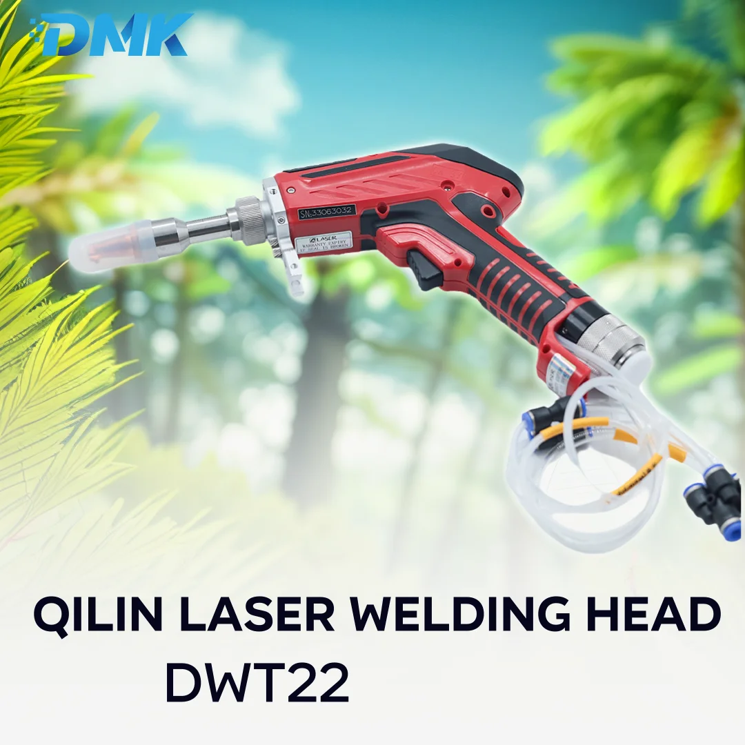 QILIN DWT22 Laser Welding Gun Single Wobble Handheld Laser Welding Head For Stainless Steel Carbon Steel Aluminum Soldering