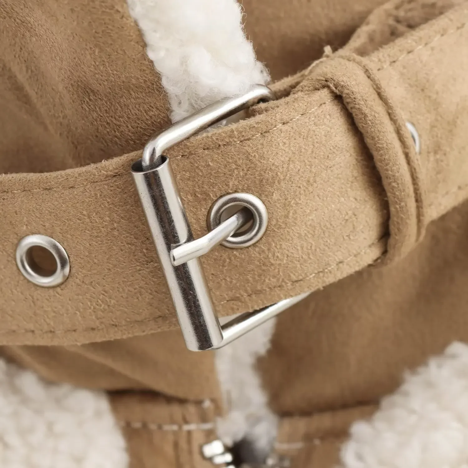 Winter Women Thick Oversize Teddy Coat Female Zipper Warm Beige Overcoat