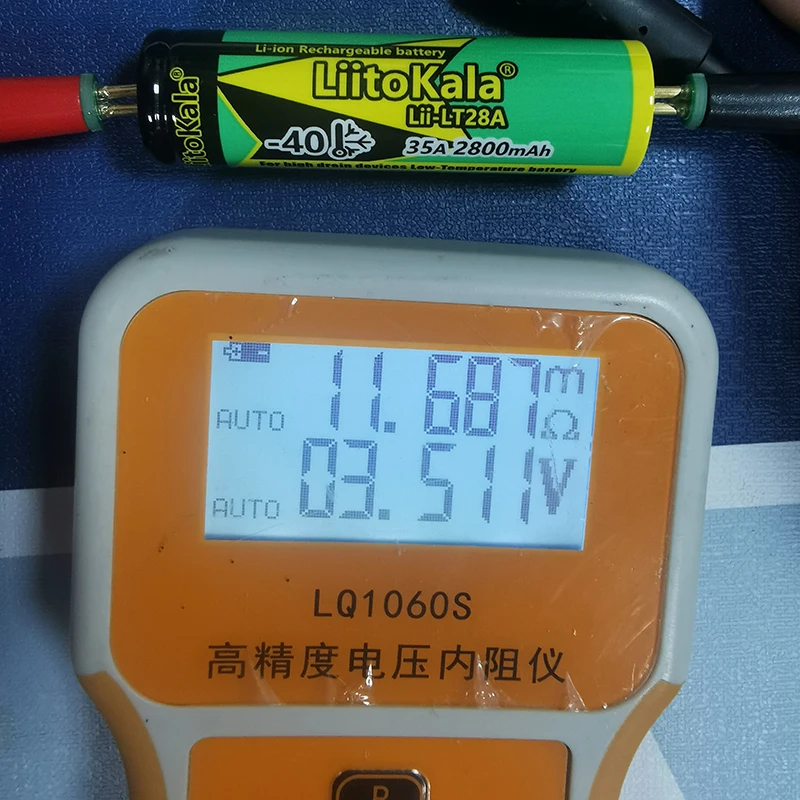 LiitoKala Lii-LT28A 18650 2800 mAh 3,7 V Akumulator 45 A Wyładowanie dużej mocy dla -40 °   Bateria niskotemperaturowa