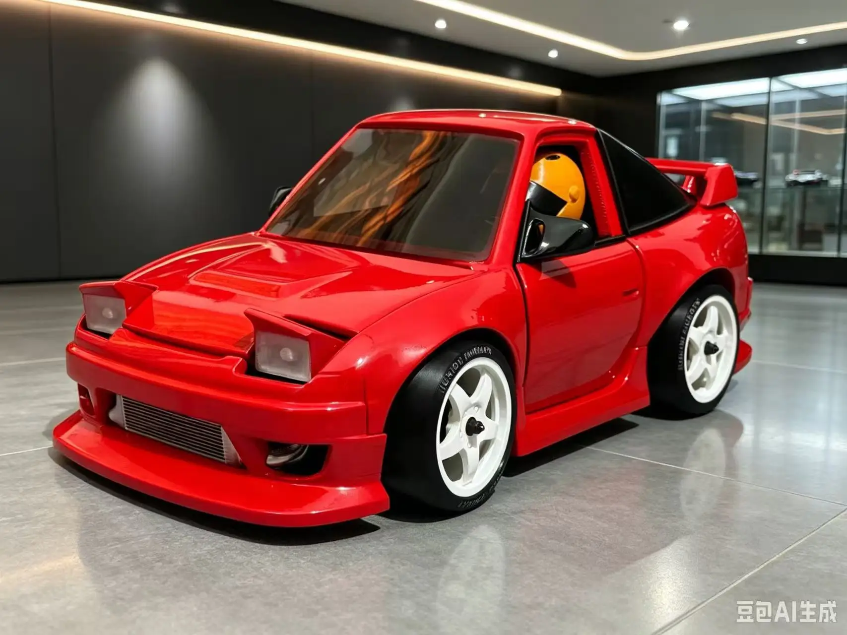 FATJAY 1/10 RC remote control car Huben QQ 4WD drift car, extra-large egg car for outdoor drifting