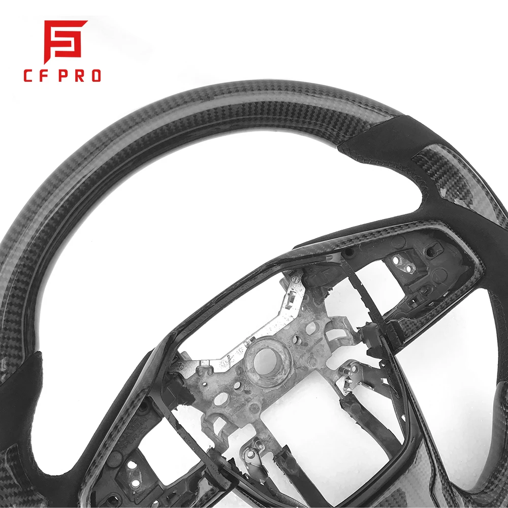 Carbon Fiber Steering Wheel For Honda Civic 10th Gen FK8 2016-2018 Customized