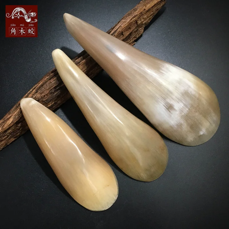 

Массажный инструмент для лица и тела из рога яка (трубка для скрабирования)