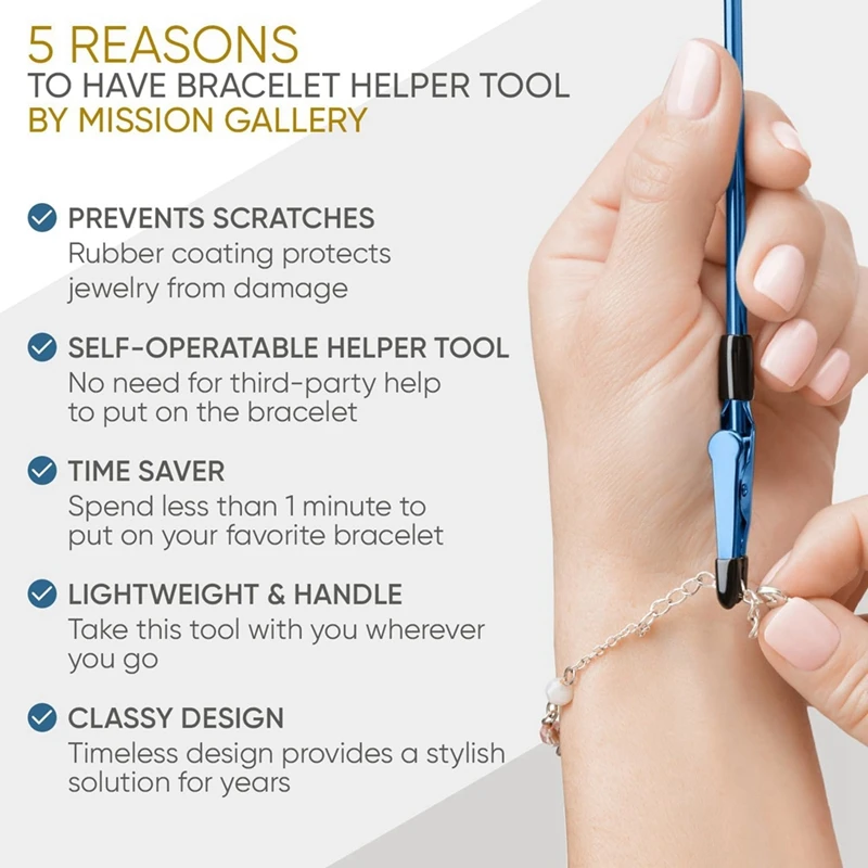 LUWEI 2PCS Strumento di supporto per bracciale - Strumento di supporto per fissaggio per bracciale, collana, gioielli, orologio - Blu, smeraldo