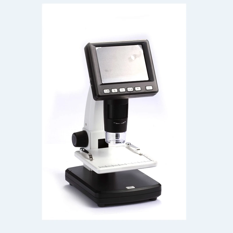 3.5 Inch TFT LCD 10X-300X Digital Microscope - 5M Image Sensor Portable Stand Alone Magnifier for Soldering Phone Repair​