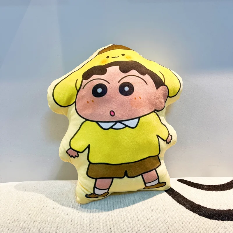 Crayon Shin-chan cartoon cute plush doll hug pillow kawaii home office chair sofa cushion toy anime merchandise wholesale - view 3