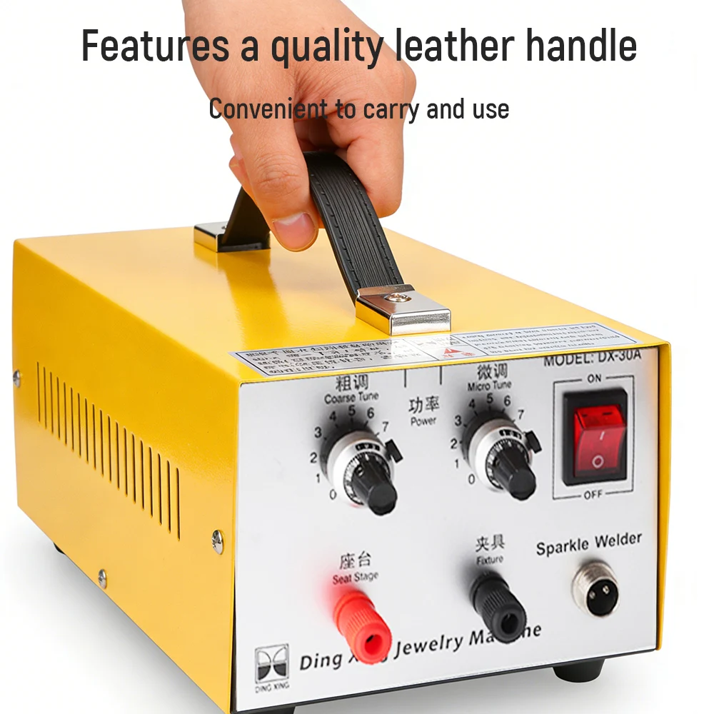 Handheld Electric Laser Jewelry Welder Portable Compact Pulse Butt Welding Machine for Metalworking Manual Spot Ring Welder