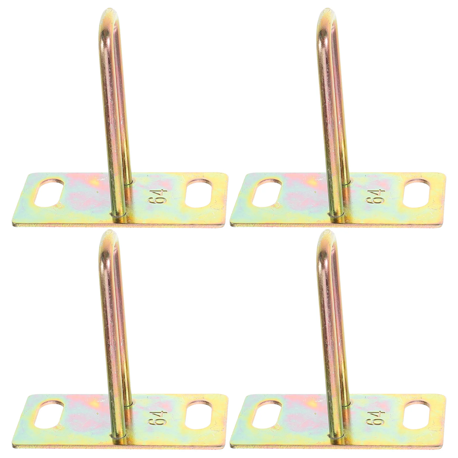 

4Pcs Electric Motorcycle Seat Hook Set Metal Replacement Parts Sturdy Secure Locks for Motorbike Saddles