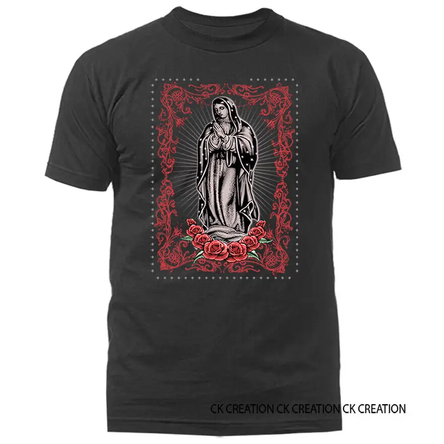 Mother Mary Virgin Maria Mary Catholic Religious T-shirt Anime Graphic T-shirts For Men Clothing Women Short Sleeve Tees