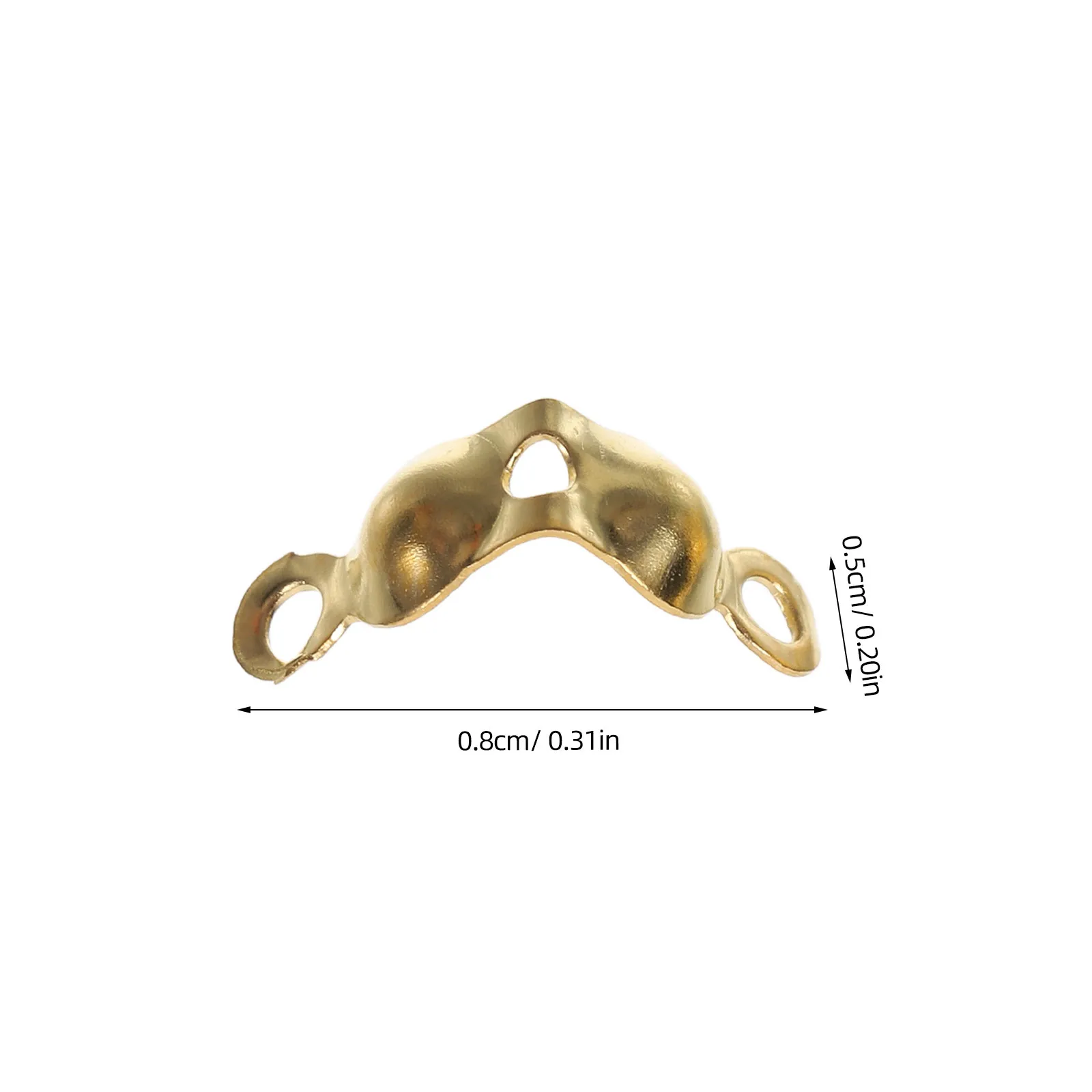 1000 stks Mini Metalen Kraal Sluiting Voor Sieraden Maken Zilver Vergulde Diy Accessoires Handtas Gesp Craft Supply Ijzeren Ketting clip