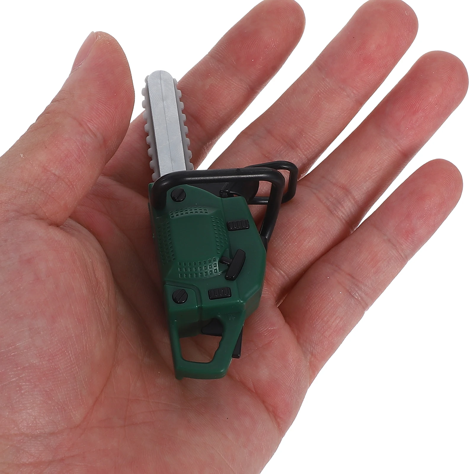 

2pcs Outdoor Garden Decorations Miniature Dollhouse Chainsaw Simulation Tool For Landscaping Lawn Yard Kids Pretend Play