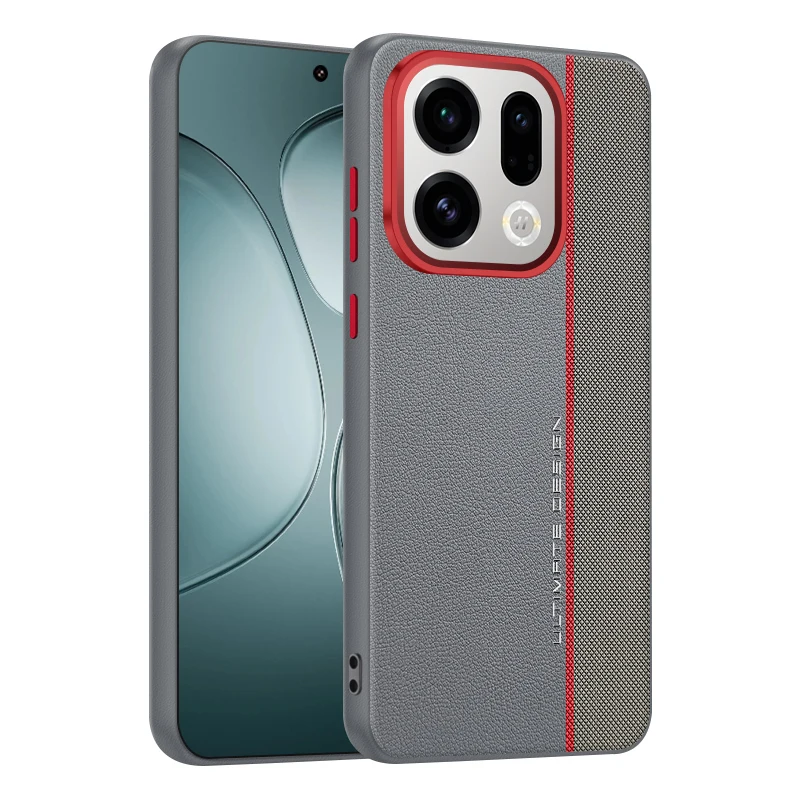 حافظة لهاتف OPPO Find X9 X8 Pro غطاء حماية صلب مضاد للسقوط من الجلد الفاخر لهاتف Find X8 Ultra X8s ممتص للصدمات #1