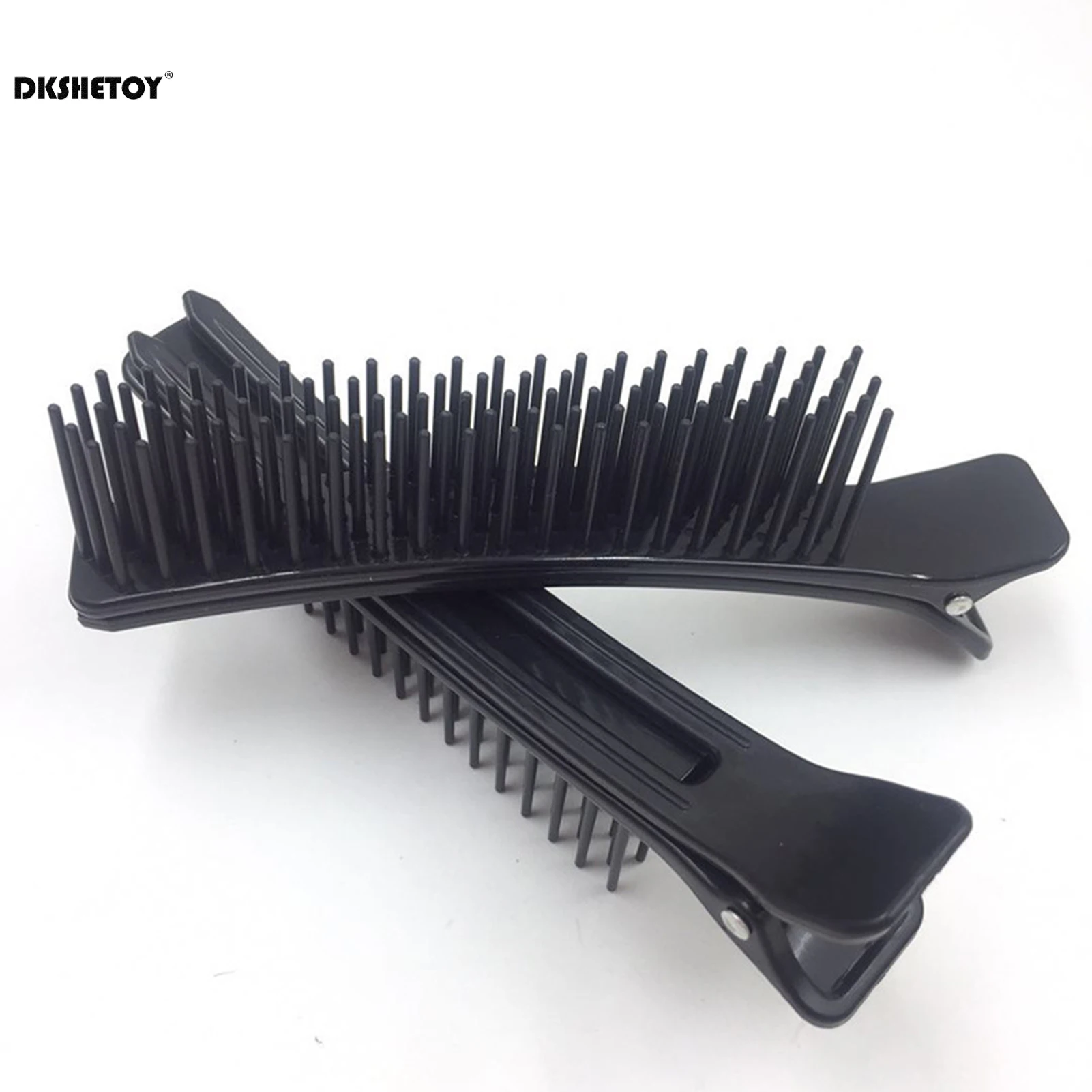 

1-4pcs Salon Hair Clips Comb Wide Teeth Hairdressing Cutting Dying Hair Layering Clip Styling Clips Professional Barber shop