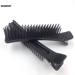 1-4pcs Salon Hair Clips Comb Wide Teeth Hairdressing Cutting Dying Hair Layering Clip Styling Clips Professional Barber shop
