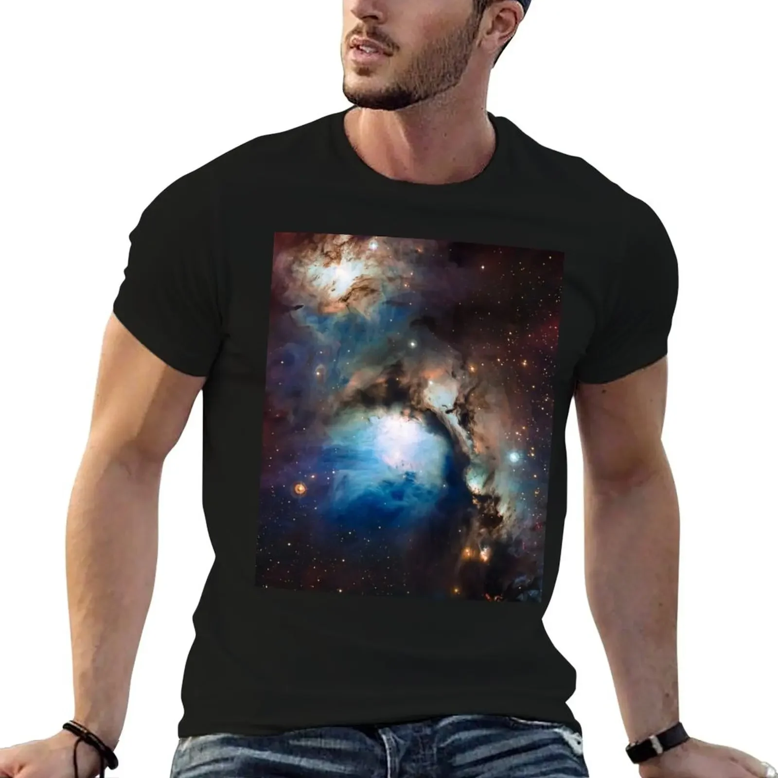 Reflection Nebula in Orion T-Shirt oversizeds graphic shirts baggy shirts mens big and tall t shirts