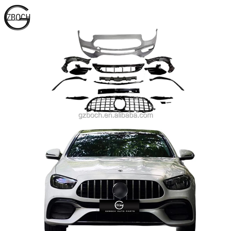 

Wholesale car bumper For 2020+ Benz W213 E-class C238 E coupe facelift E63S AMG bodykit 63 AMG Front car bumper car grill