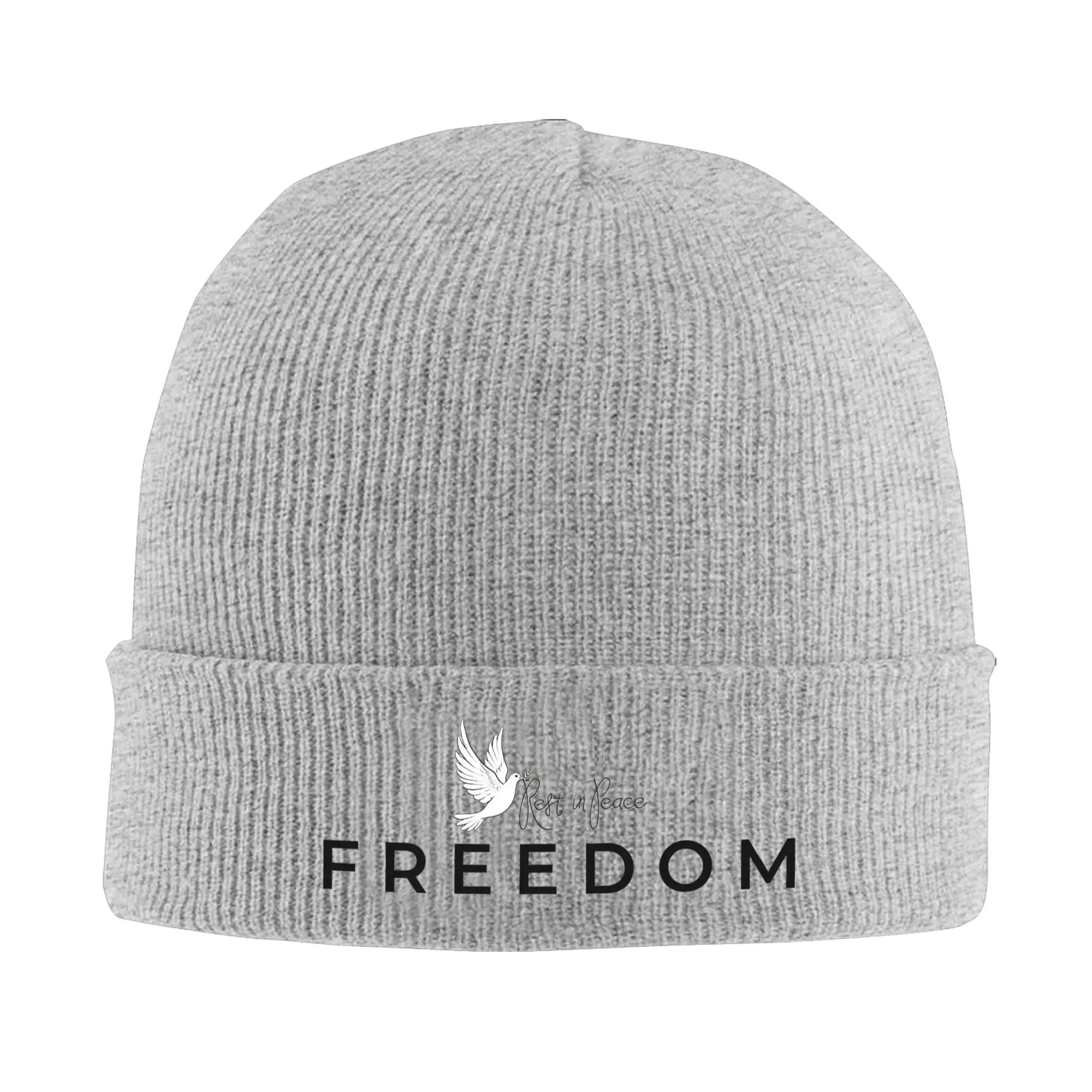 

Charlie Kirk Freedom Bonnet Hats Beanie Hats Spring Design Skullies Beanies Fashion Adult Unisex Kpop Head Wrap Cap