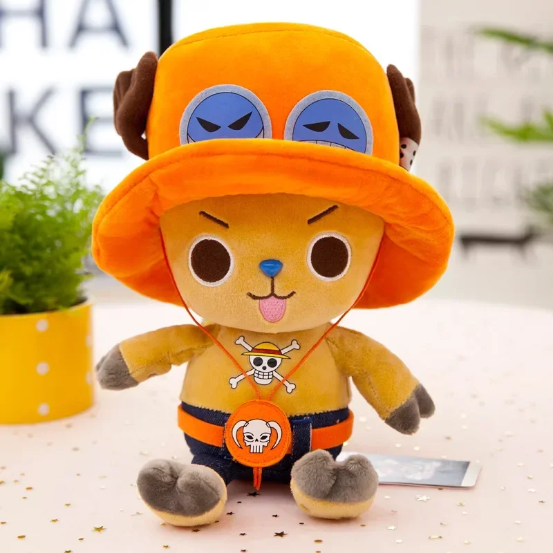 

30CM One Piece New Best Selling Doll Tony Tony Chopper Doll Monkey D. Luffy Doll Children's One Piece toys Gift