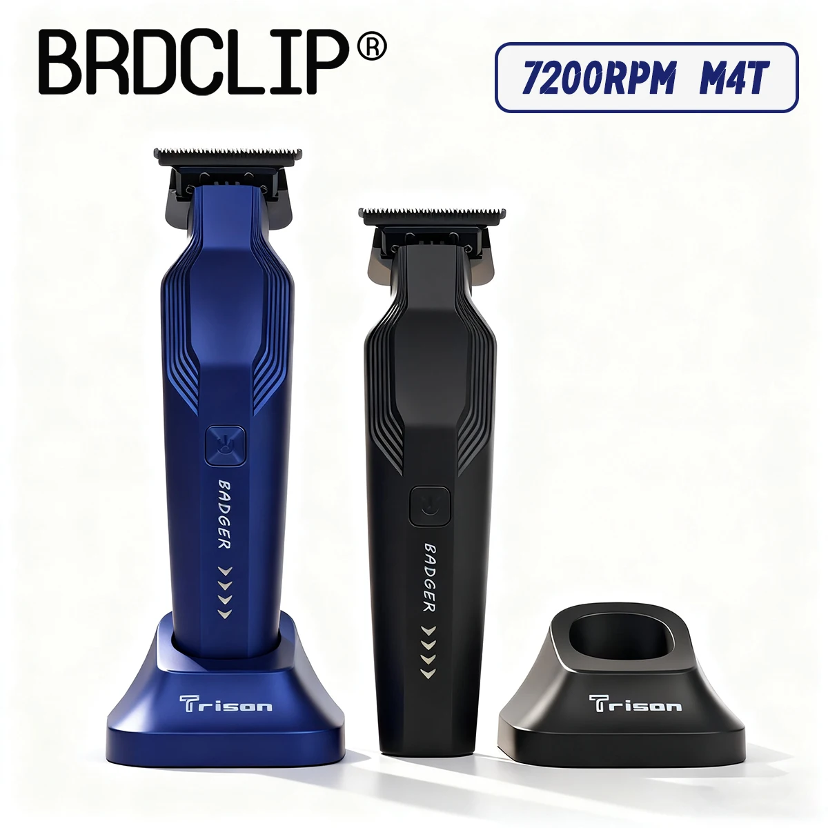 

NEW Professional M4T Hair Trimmer 7200RPM PRECISE BLACK GRAPHITE T-shape Blades Powerful Silent Motor Revs with Charging Base